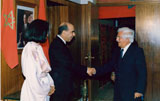 مع السفير المغربي 1992